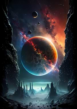 beautiful Space Landscape