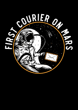 First Courier On Mars