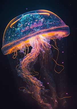 neon jellyfish