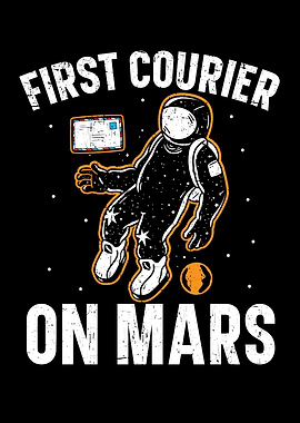 First Courier On Mars