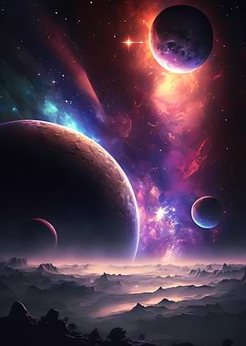beautiful Space Landscape