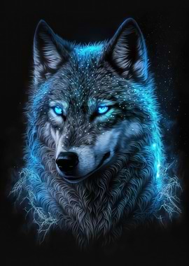 Magic frost wolf