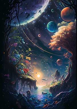 crazy Space Landscape