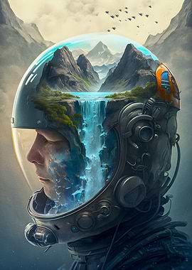 astronaut Landscape