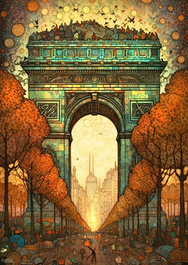 Arc de Triomphe abstract 2