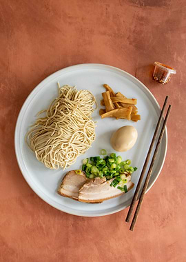 Ramen Prep Ingredients