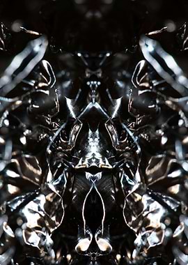 Aluminum paper close up