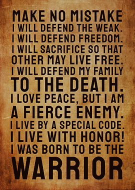 Born to be the Warrior