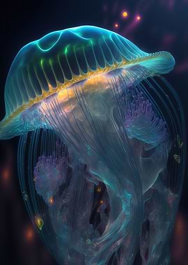 neon jellyfish