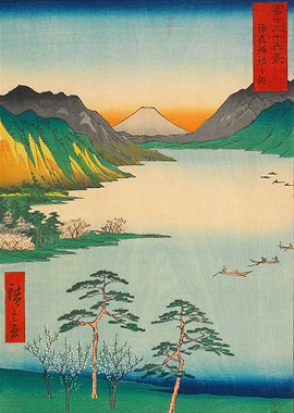 Lake Suwa Shinano Province