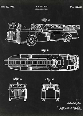 Aerial Fire Truck patent