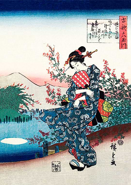 Japanese woman Hiroshige