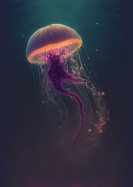 neon jellyfish