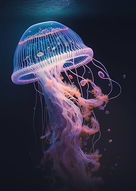 neon jellyfish