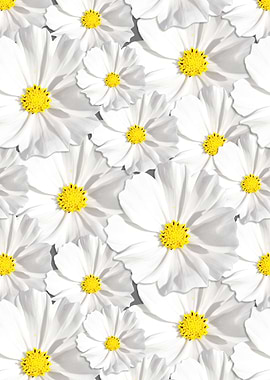 White flowers