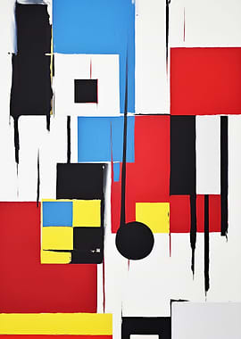 Bauhaus Abstract Poster