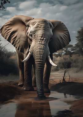 Majestic Elephant Presence
