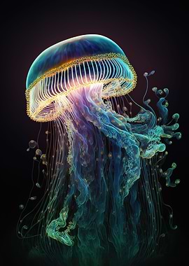 neon jellyfish
