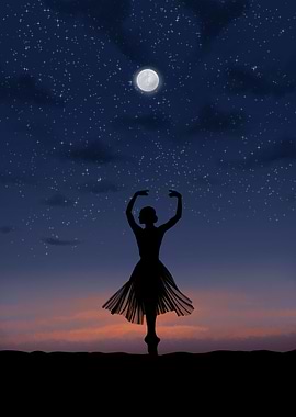 Ballerinas moon
