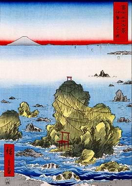 Futami Bay in Ise Province