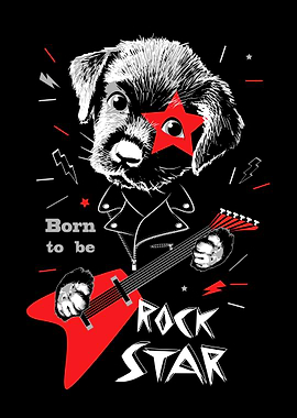 dog rock star