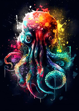 Colorful Octopus