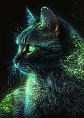 Neon Cat