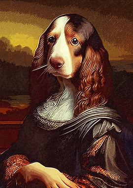 Dog is Mona Lisa v1