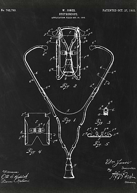 Stethoscope patent