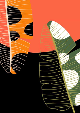 Black Terracotta Palm