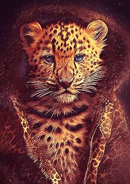 Cute Baby Leopard 003