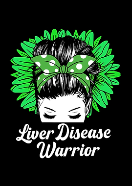 Liver Disease Messy Bun