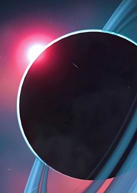 Red Sun Light Saturnus