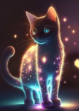 Neon Cat