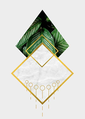 Nature geometrique feuille