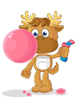 Moose chewing gum