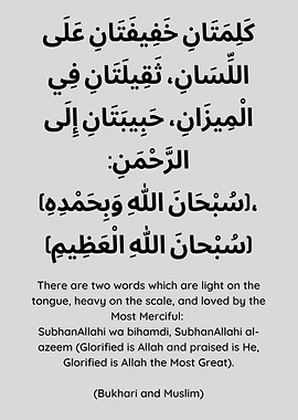 Virtue of Making Tasbeeh