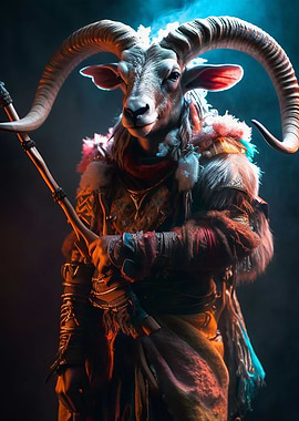 Mystical Ram warrior