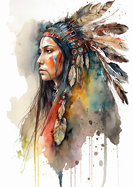 Oil painting boho style