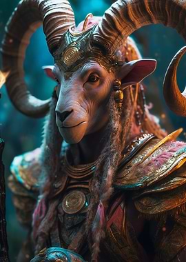 Mystical Ram warrior