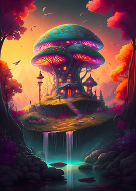 Mushroom house