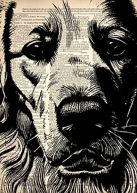 Golden Retriever Dog art
