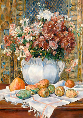 Flowers and Prickly Pears