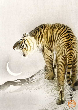 Roaring tiger Ohara Koson
