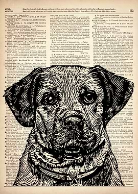 Labrador puppy Dog art