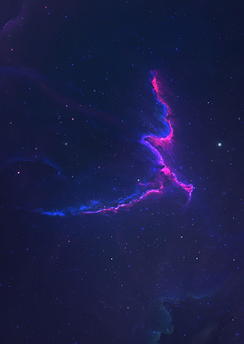 Phoenix Nebula Space Art