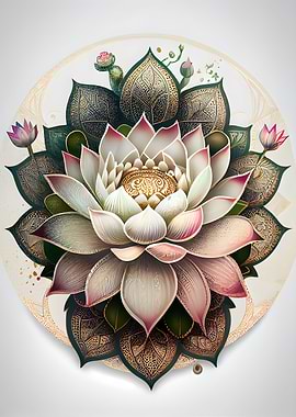 Elegant Floral Mandala