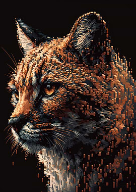 Meow Cat Pixel Art