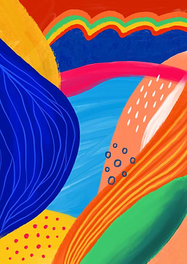 Jungle Tribe Vibrant Art