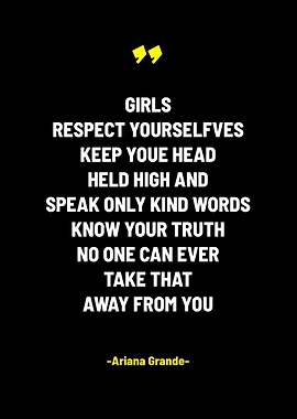 Famous Singer Quotes Girls